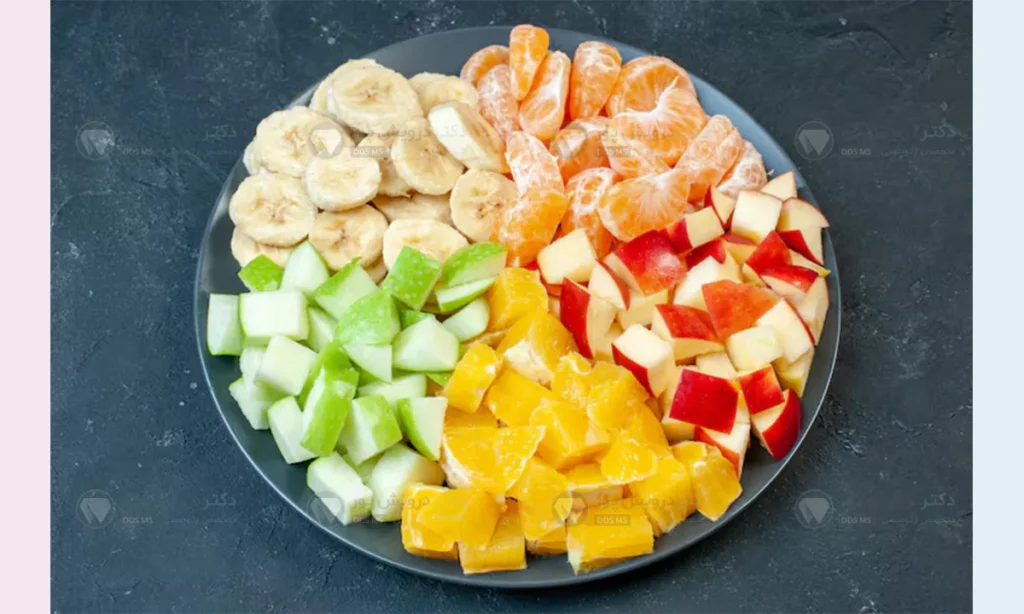 میوه های تکه شده