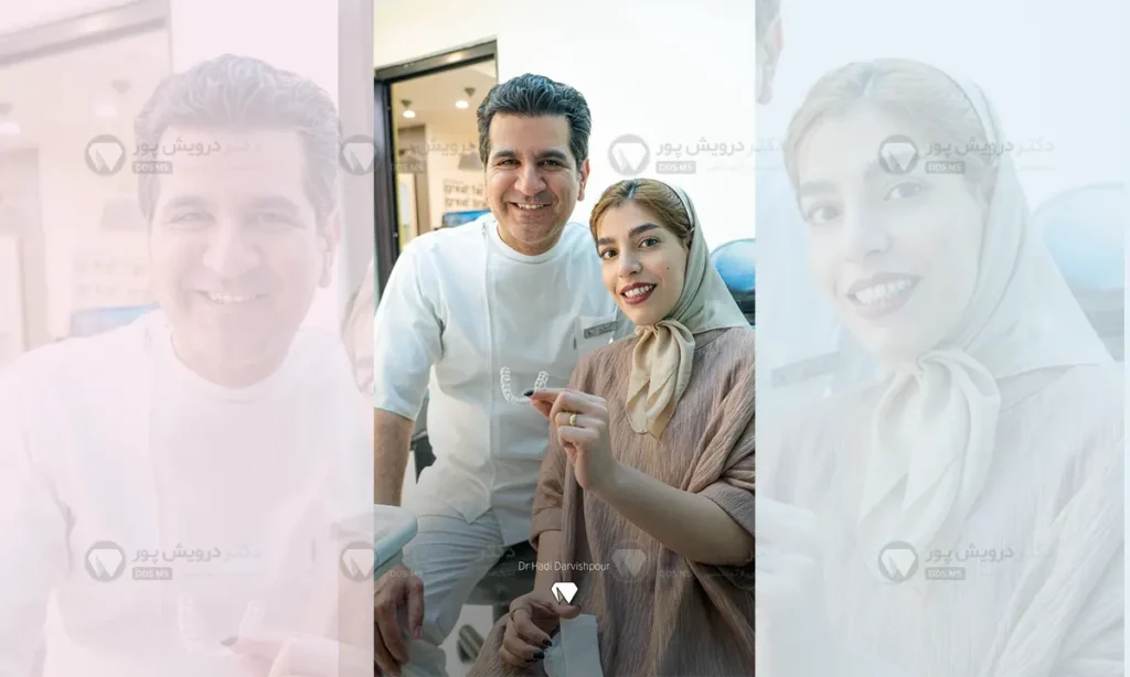 فشار الاینرهای شفاف روی دندان ها