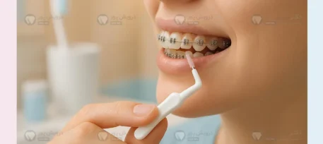 نحوه استفاده از مسواک بین دندانی