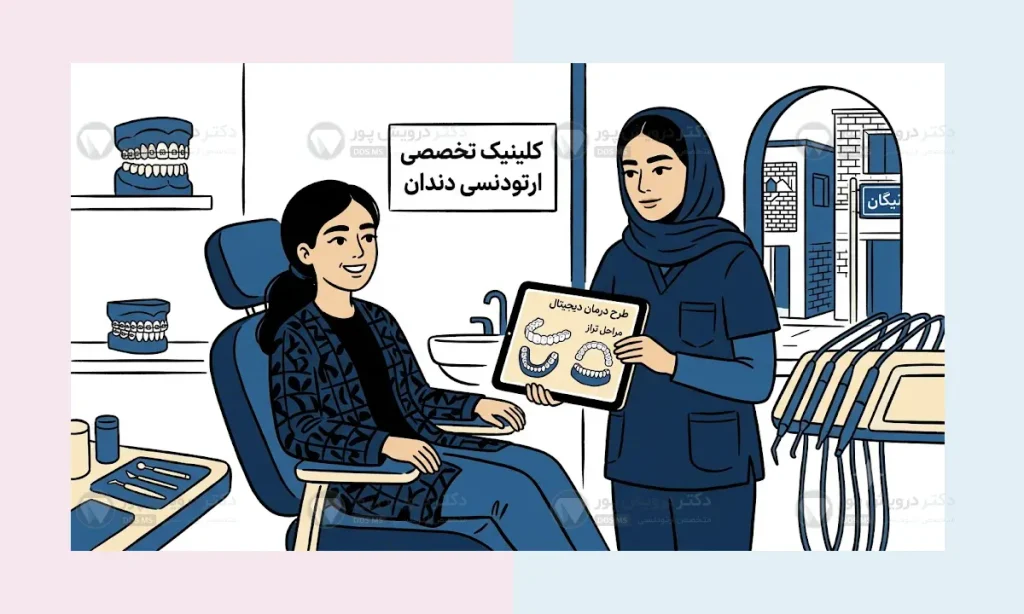 مراجعه به متخصص ارتودنسی